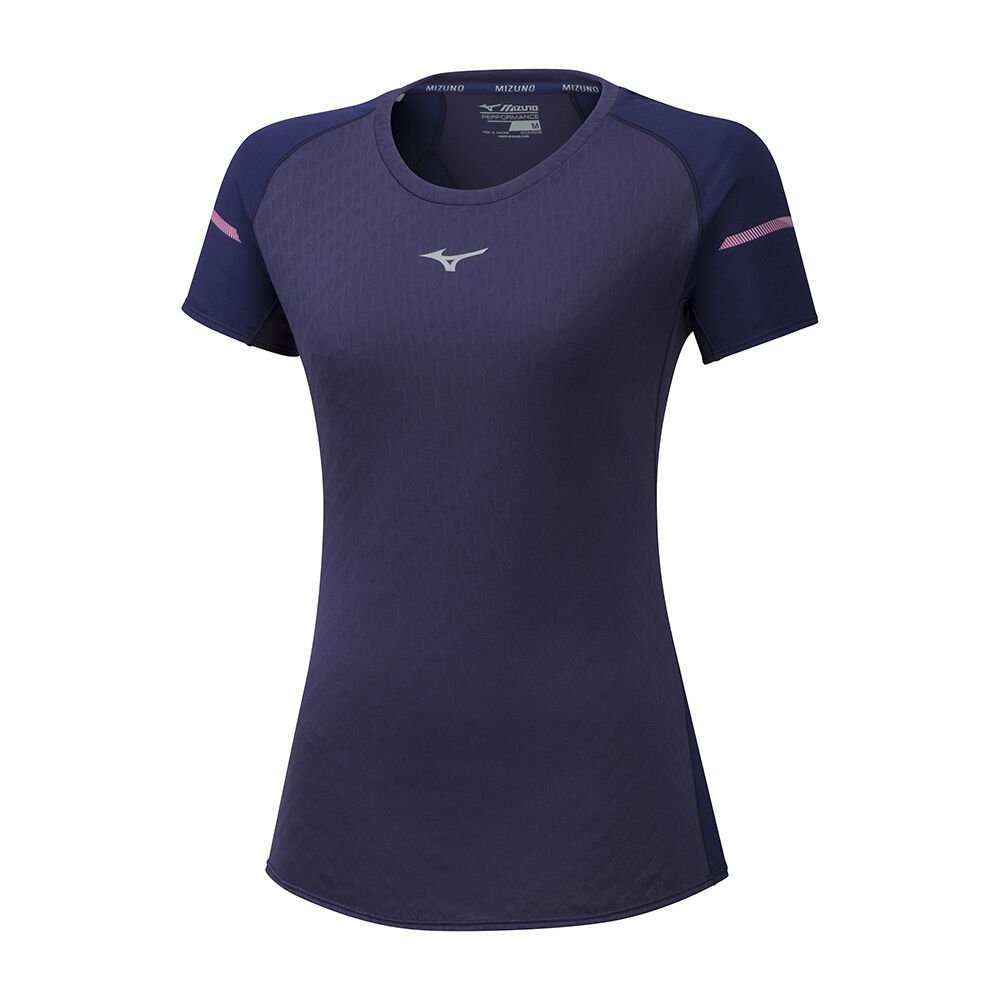 Camisetas Mizuno Alpha Mujer Moradas España XRCD-58392